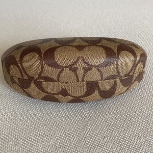 Coach Monogrammed Eyeglass or Sunglasses Hard Case